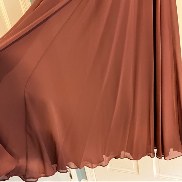 Jenny Yoo Cinnamon Rose bridesmaid dress gown - Picture 7 of 9